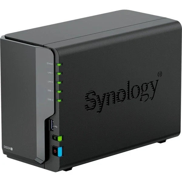Synology DiskStation DS224+ NAS System 2-Bay 2,5"/3,5" SATA HDD/SSD Gigabit LAN - icomtech