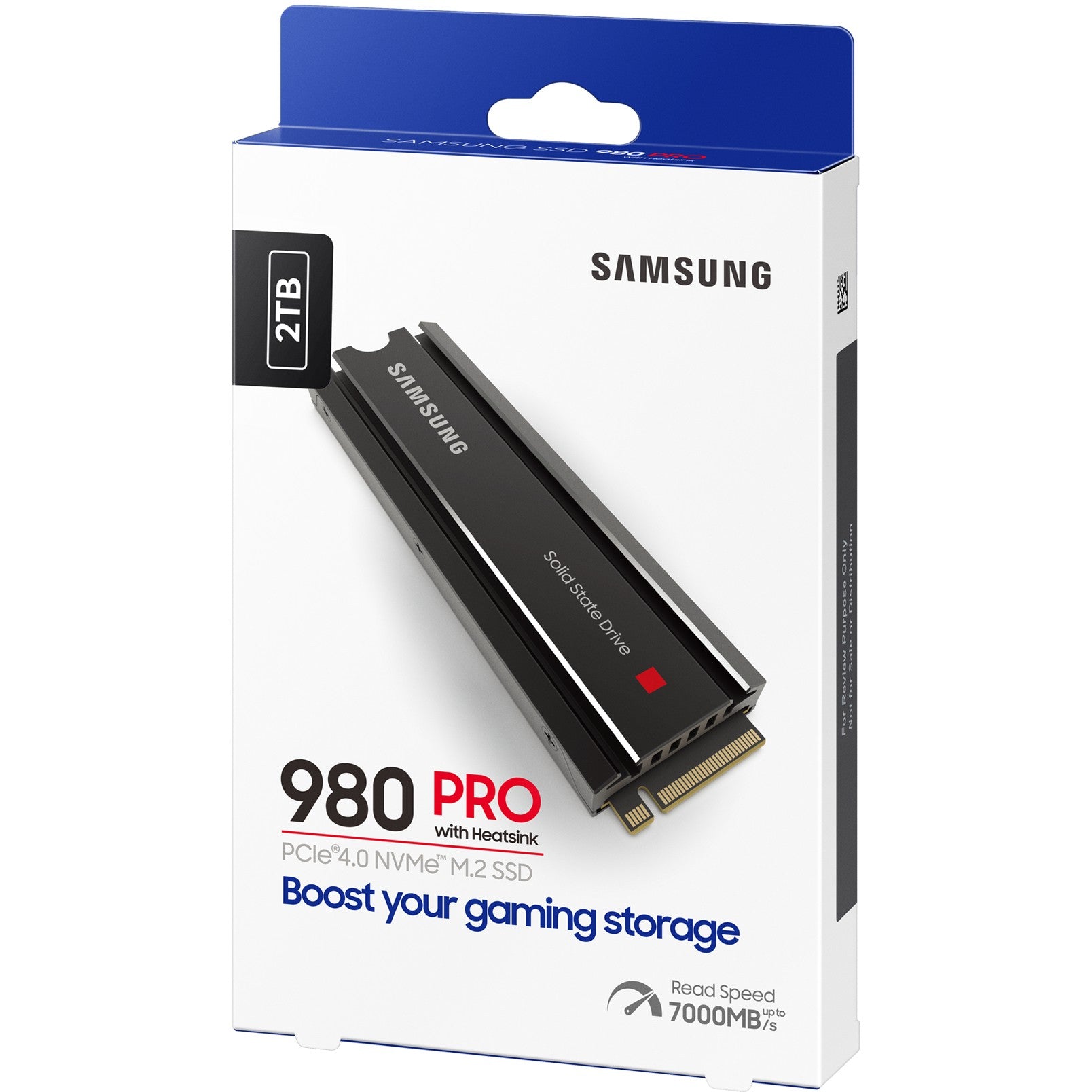 Samsung 980 Pro SSD interne Festplatte 2TB intern M.2 NVMe PCIe 4.0 Heatsink - icomtech