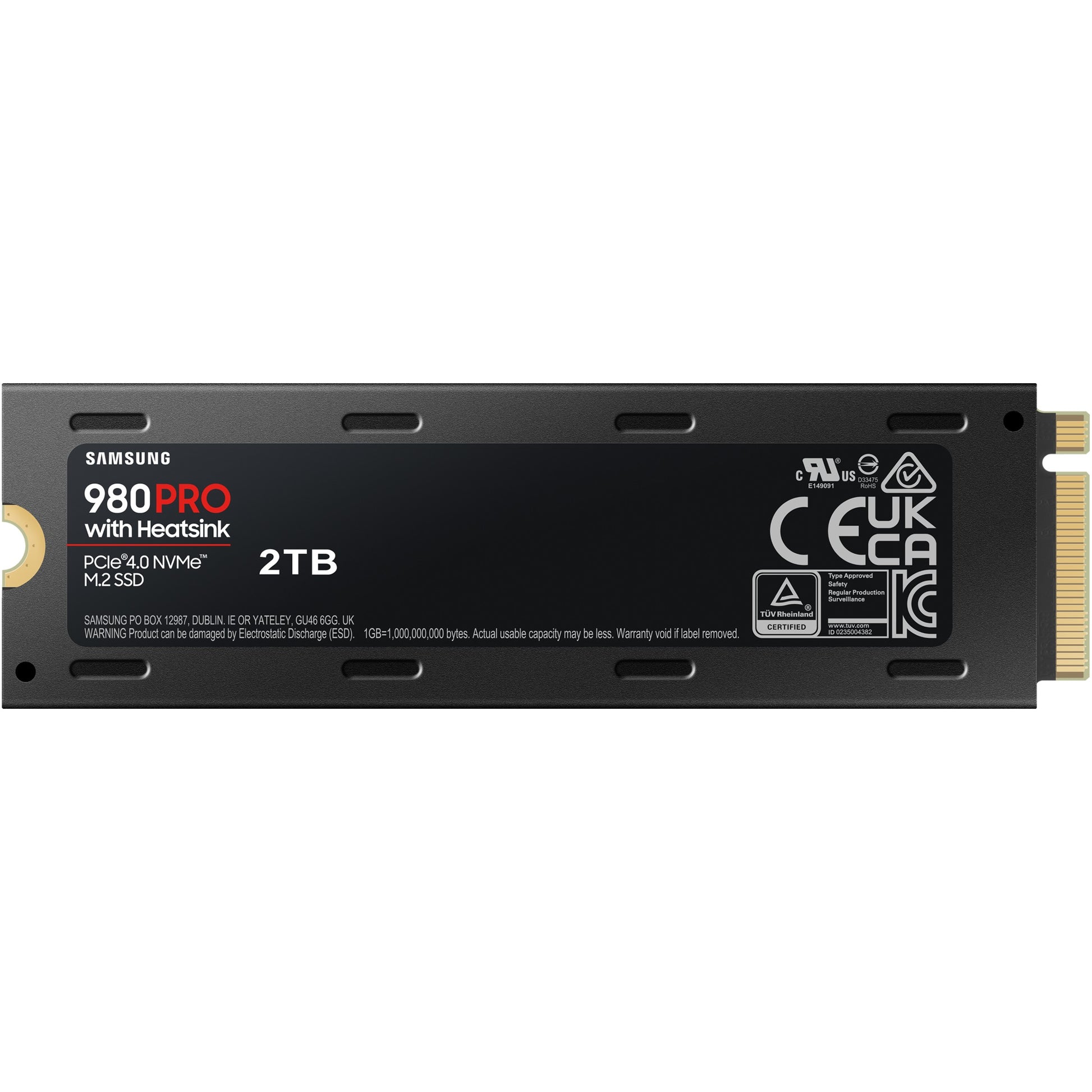 Samsung 980 Pro SSD interne Festplatte 2TB intern M.2 NVMe PCIe 4.0 Heatsink - icomtech