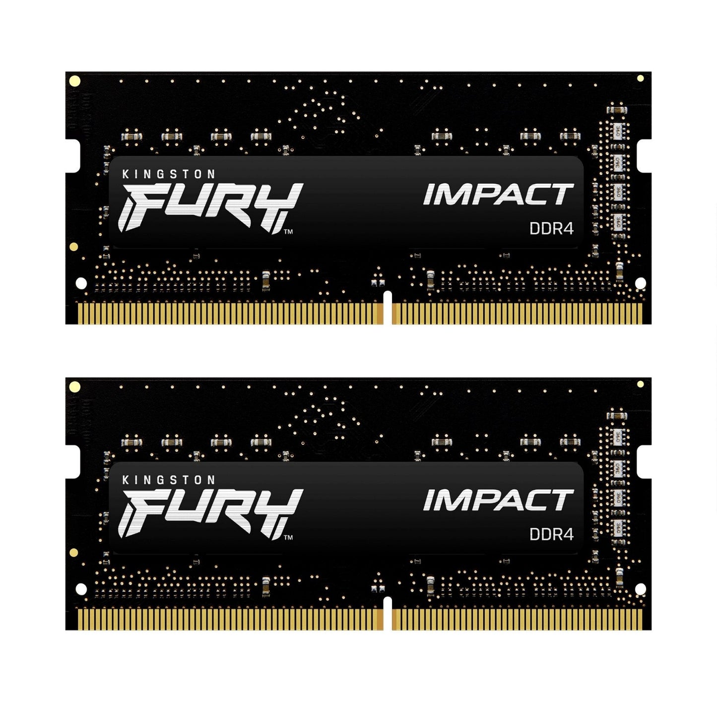 Kingston FURY Impact Arbeitsspeicher RAM Kit DDR4 16GB (2x8GB) 3200 MHz CL20 SODIMM - icomtech