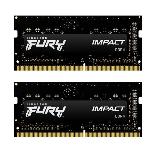 Kingston FURY Impact Arbeitsspeicher RAM Kit DDR4 16GB (2x8GB) 3200 MHz CL20 SODIMM - icomtech