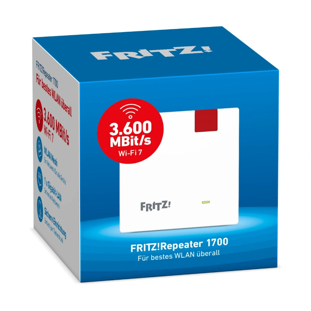 AVM FRITZ! Repeater 3600 Mbit/s WiFi 7 WLAN 1700 Mesh Fritzbox Verstärker
