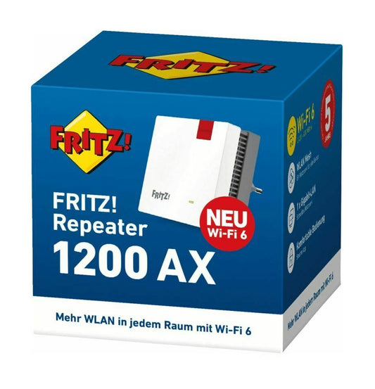 AVM FRITZ! Repeater 3000 Mbit/s WiFi 6 WLAN 1200 AX Mesh Fritzbox Verstärker