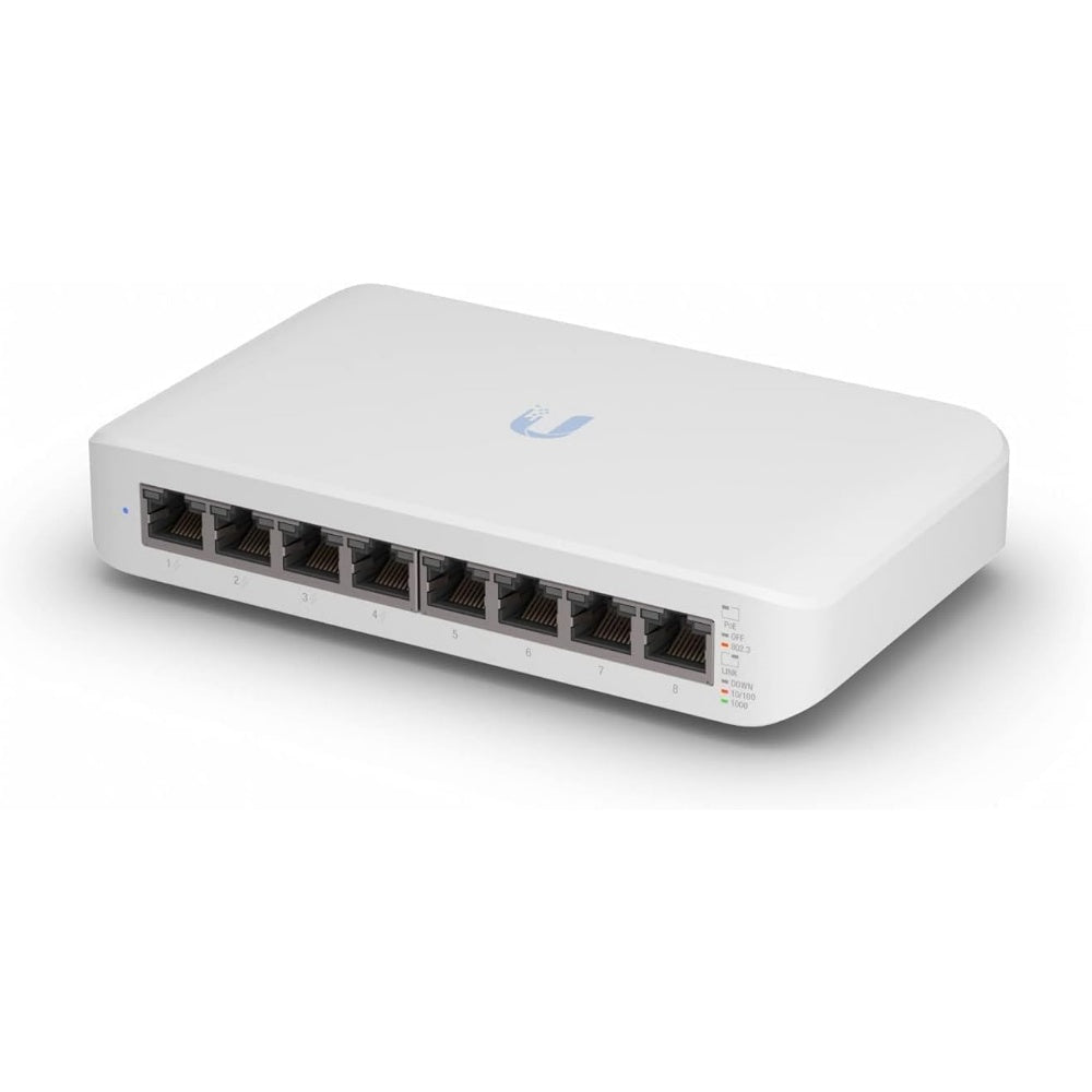Ubiquiti UniFi Switch Lite USW-Lite-8-POE - 8 Ports - 8x GE 10/100/1000 - 4x PoE Network - icomtech